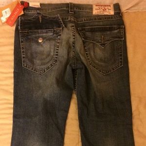 True Religion Straight with Flap Mens Jeans